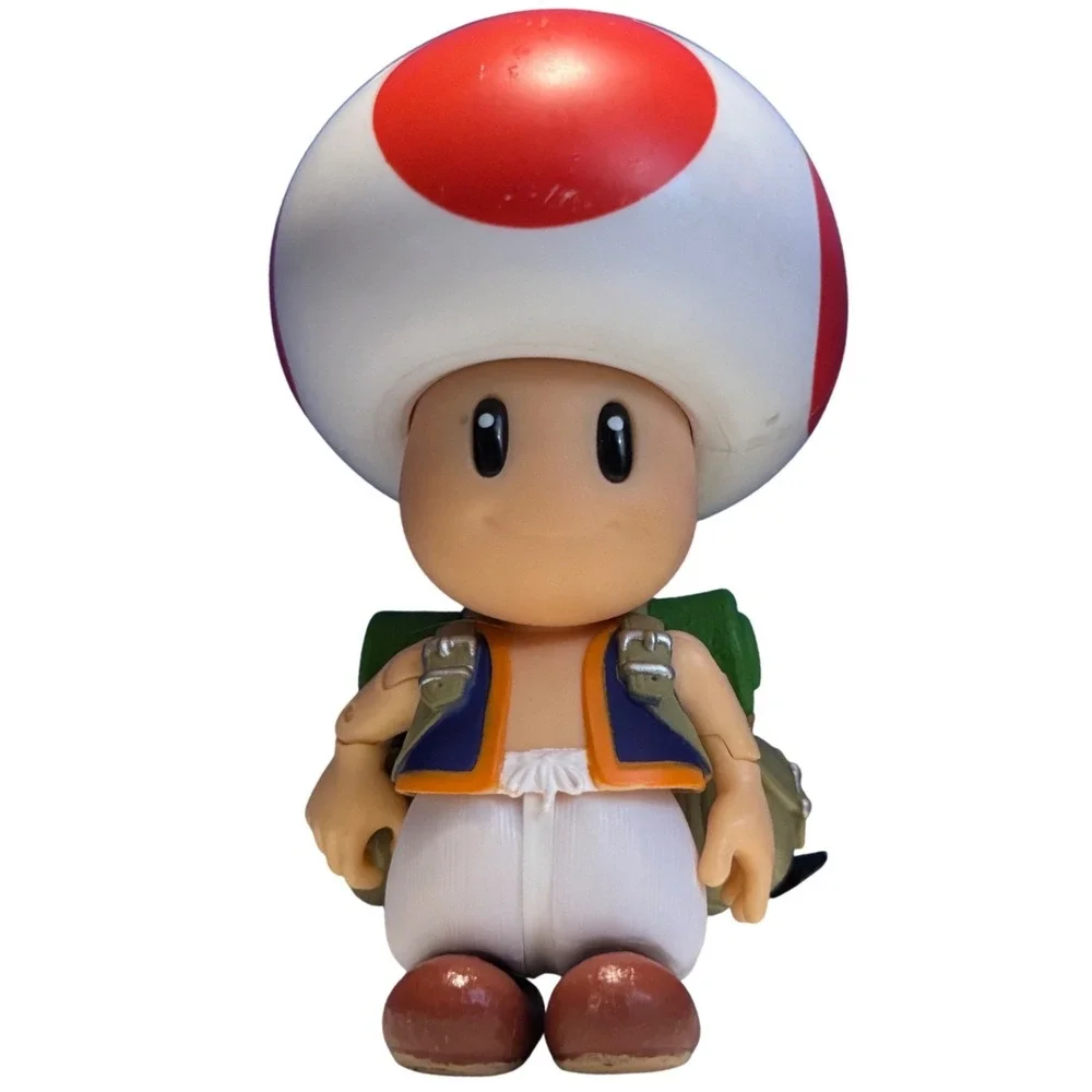 The Super Mario Bros. Movie Toad 5-Inch Action Figure with Camping Gear